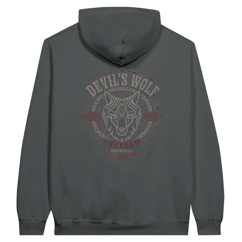 Devil's Wolf Vintage Hoodie Dark — Dylan