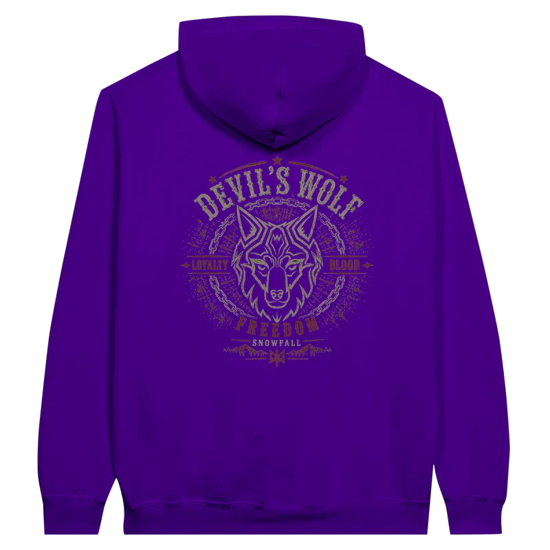 Devil's Wolf Vintage Hoodie Dark — Devil's Wolf